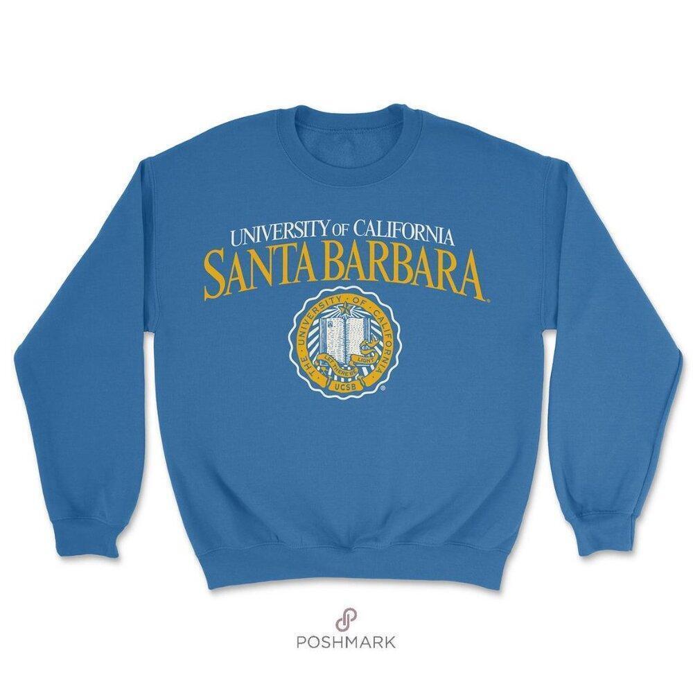 Col Ucsb Warehouse Serif Seal Sweatshirt Retro